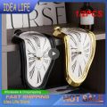 1/2PCS New Novel Surreal Melting Distorted Wall Clocks Surrealist Salvador Dali Style Wall Watch Decoration Gift Home Garden. 