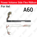 Itel A05s A26 A33 A36 A49 A55 A60 A70 P11 P13 P33 P40 S12 S23 S23+ S33 Power on / off Switch Button Side Volume Up Down Buttons Flex Cable Replacement Parts.