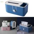 2x Multifunction Tissue Box Rectangular Facial Tissue Holder Storage Box. 