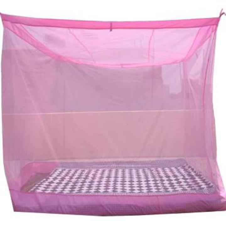 Magic Mosquito  Net Double Bet Larger Size- 6'' X 7.5  Feet =Rose Red - Mosquito Net - mosquito net