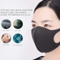 Anti-Pollution Protector Washable Breathable Reusable Windproof Dustproof Slim Face Sponge Black For Men & Women.