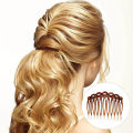 Plastic Plastic hair side combs Fine Straight teeth Bridal French hair comb Tortoise Straight teeth hair clip comb for Hair. 