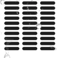 Universal Anti-Dust Speaker Mesh Stickers for Mobile Phones. 