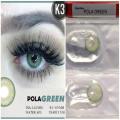 KSSEYE Pola Green Contact Lens with kit box(Lens case) K3. 