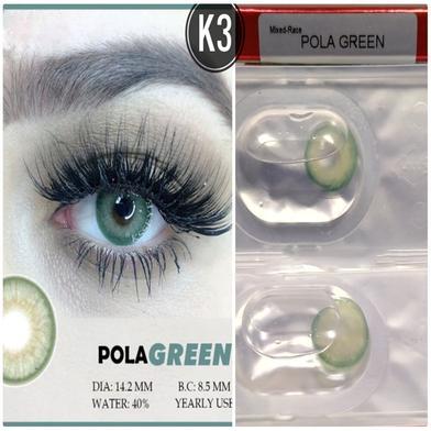 KSSEYE Pola Green Contact Lens with kit box(Lens case) K3