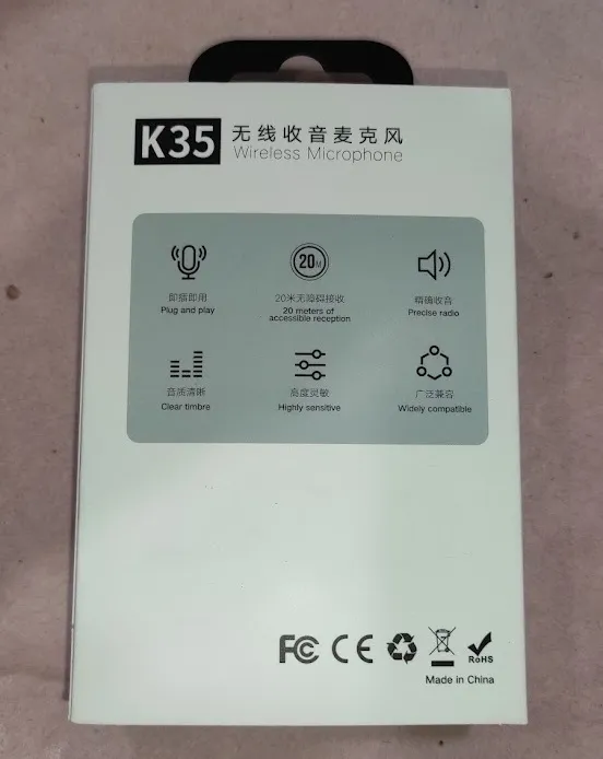 Wireless%20Microphone%20Record%20Microphone%20k35%202.4Ghz%20Smart%20Noise%20Cancelling%20Mini%20Portable%20Lavalier%20Mic%20on%20Live%20Streaming%20For%20Android%20Mobile%203.5mm%20Male%20port%204%20pole%20-%20Image%206