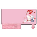 hellokitty hellokitty hello kitty mouse pad cute girl cartoon oversized creative wholesale office computer big desk mat. 