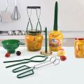 【NEW】 Canning Jar Lifter With Mason Jar Can Lifter Tongs Heat Resistance Anti-Clip Mason Jar Lifter Glass Mason Bottles Jam Making Set.