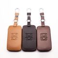 2016leather key remote control cover purse key chain for Renault 4button key cover dust collector for starline a93. 
