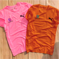 2 pis combo casual Printed T Shirt For Men. 