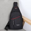 Men's Chest Bags Casual Waist Bags Small Short Trip Travel Carry Bags For Men Waterproof Shoulder Crossbody Bag Nylon Handbags.