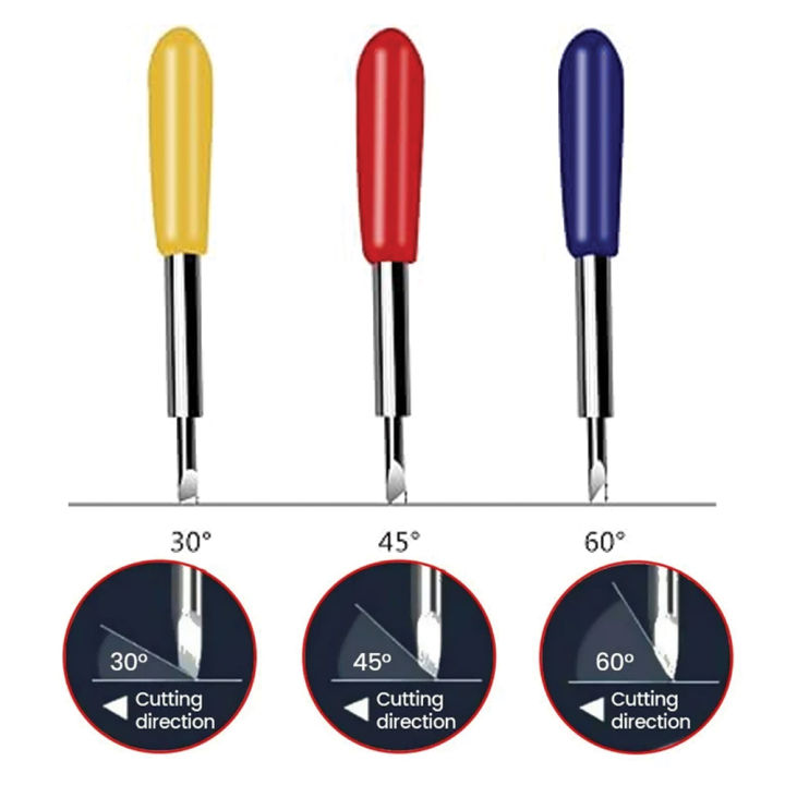 Cutting%20Blades%C2%AD%20for%20Cricut%20Explore%20Air/Air%C2%AD%202/Maker,%200/45/60%20Degree%20Standard%20Deep%20Cut%20Vinyl%20Fabric%20Replacement%20Blades%20for%20Cricut%20Maker%20Machines%20-%20Image%202