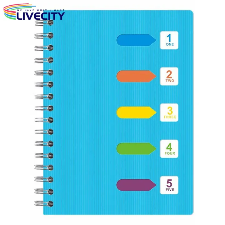 NOTEBOOK: Featuring 8mm line spacing, the College Rule Notebook allows more space for clearer notes than other notebooks.