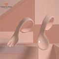 [Mangmang Shop] Safety Learning Spoon Fork Heat-Resistant Bendable Soft Self-Feeding Easy To Clean Children. 