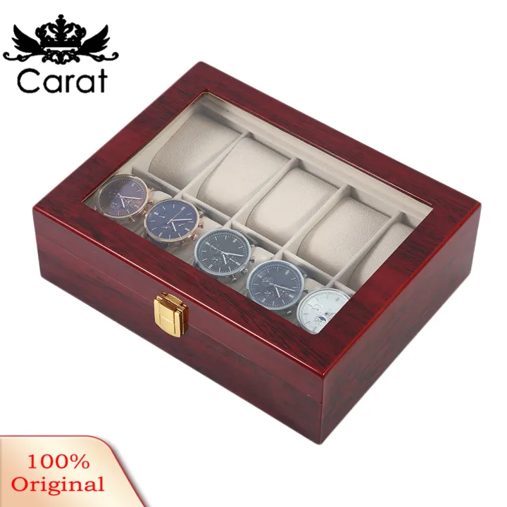 Ury%2010%20Grids%20Wooden%20Wrist%20Watch%20Display%20Box%20Jewelry%20Storage%20Organizer%20Case%20-%20Image%205