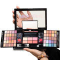 Portable Multi-Use Makeup Palette Kit 59-Color Glitter Pearl Eyeshadow Pan With Tool Beginner All In One Cosmetics Gift Box. 