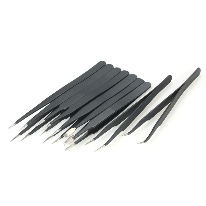 9PCS%20ESD%20Tweezers%20Tools%20Kit%20Precision%20Anti-static%20Black%20Fine%20Tip%20Curved%20Straight%20Stainless%20Steel%20Non-Magnetic%20Tweezers%20Nipper%20Repair%20Tool%20with%20Storage%20Bag%20for%20Electronics%20Laboratory%20Work%20Hobbies%20Jewelry%20Making%20-%20Image%203