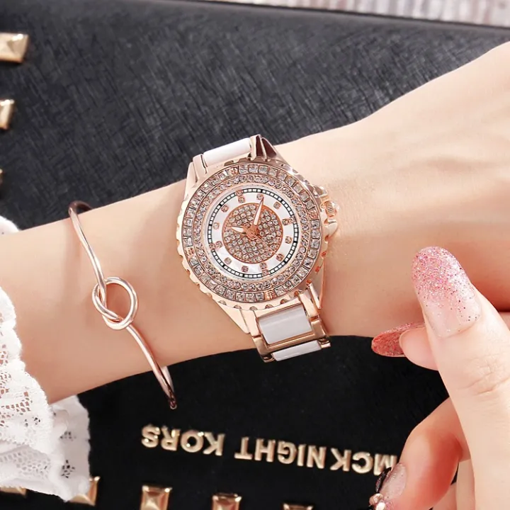 Mary%20Ceramic%20Personalized%20Fashion%20Trend%20Full%20Diamond%20Women's%20Watch%20New%20Rose%20Gold%20-%20Image%204