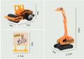 【Hey my home】4pcs/set 1:64 Mini Inertia Taxiing Trailer Car Vehicle Model Vehicle Fighting Car For Children Boy. 