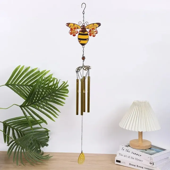 Halloween%20Metal%20Glass%20Colourful%20Beetles%20Wind%20Chimes%20Painted%20Crafts%20Iron%20Household%20Decoration%20Outdoor%20Bee%20Door%20Window%20Pendant%20Wiind%20ChimesDolls%20Accessories%20-%20Image%203