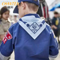 Customization 2023 European and American Boy Scout 100 Anniversary Regular Size Polyester Cotton Digital Printing Triangle Scarf. 