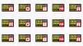 Blood Group Sticker A+ | B+ | O+ | AB+ | A- | B- | O- | AB- Sticker for bike (Waterproof and Premium Quality) / sticker for bike - bike stickers. 