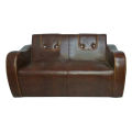Stylish and New mehgani two seat arm sofa.