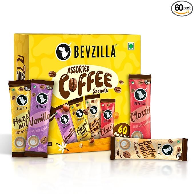 60 Instant Coffee Powder Sachets