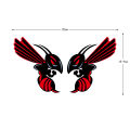 Reflective Angry Bee Honeybee Motorcycle Sticker JDM Cartoon Motocross Racing Vinyl Decals Motorbike For Piaggio VESPA Sctooer.