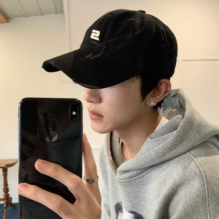 %E3%80%90original%E3%80%91%20Soft%20Top%20Baseball%20Cap%20Male%20Hat%20Men's%20Spring%20Style%20Black%20Big%20Head%20Circumference%20Peaked%20Cap%20Men%202024%20Boy%20Korean%20Style%20Fashion%20Brand%20-%20Image%205