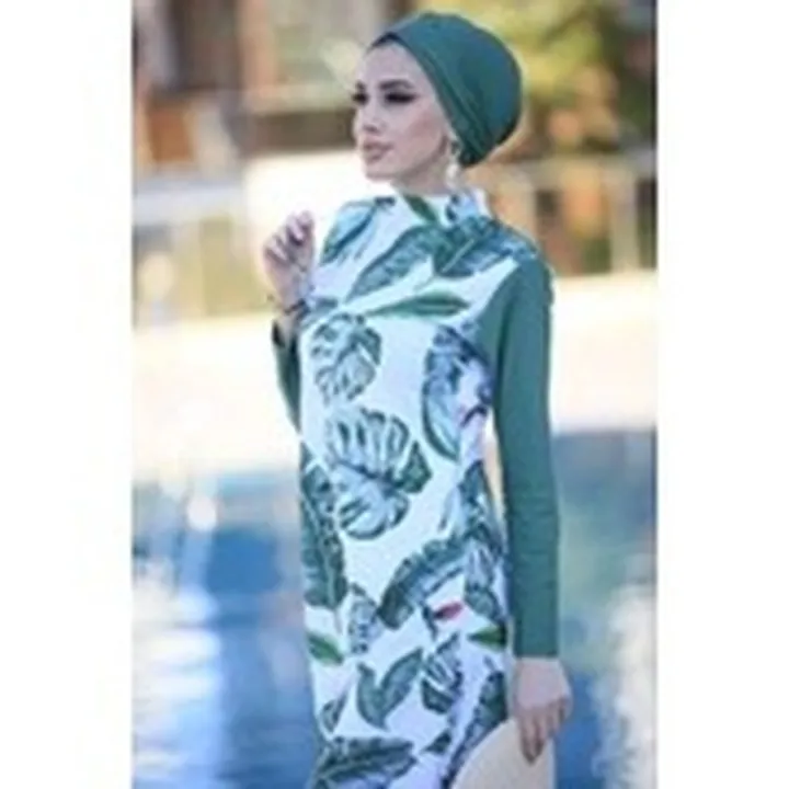 Muslim%20Swimwears%20Women%20Printed%20Stretch%20Full%20Cover%20Hijab%20Long%20Sleeves%20Sport%20swimming%20Togs%203pcs%20Lslamic%20Burkinis%20Wear%20Bathing%20Suit%20-%20Image%207