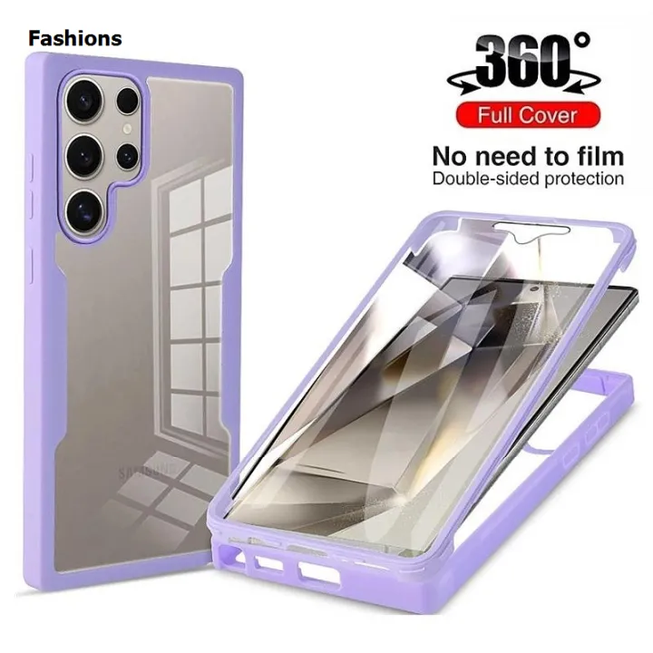 Fashions%20Phone%20case%20Samsung%20Galaxy%20S25%20Ultra%205G%20Sumsung%20S25%20Plus%20S%2025%20S25Ultra%20Transparent%20Protector%20with%20Mobile%20phone%20Film%20Cover%20Double%20Protect%20shield%20Full%20Cover%20Armor%20Cover%20cases%20-%20Image%205