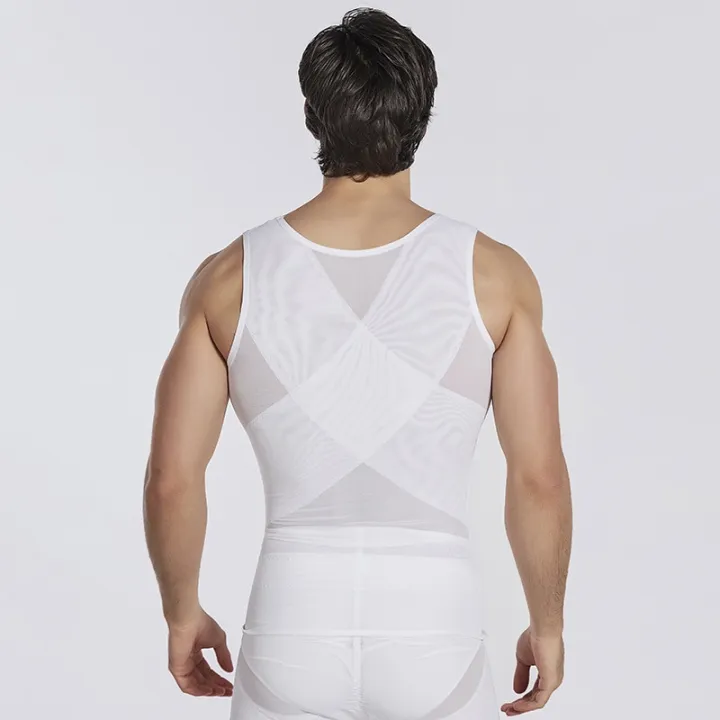 Mens%20Compression%20Shirt%20Slimming%20Body%20Shaper%20Vest%20Sleeveless%20Undershirt%20Tank%20Top%20Tummy%20Control%20Shapewear%20for%20Men%20Adjustable%20Hook%20-%20Image%205
