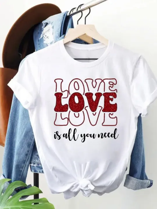Love%20Letter%20Style%20Cute%2090s%20Print%20Top%20Short%20Sleeve%20Women%20Fashion%20O-neck%20T%20Shirt%20Clothing%20Casual%20Lady%20Graphic%20Tee%20T-Shirt%20-%20Image%204