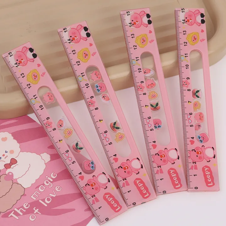Loopy%2015Cm%20Rulers%20Kawaii%20Students%20Stationery%20Measurement%20Math%20Class%20Trendy%20Cartoon%20Stylish%20Lovely%20Cute%20Kids%20Gift%20Gift%20School%20-%20Image%202