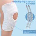 1pc Breathable Knee Pads with Side Stabilizers and Soft Bandages for Knee Arthritis Support.
