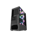 Aptech CS43 ATX Tower RGB Gaming Black Casing.