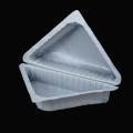 One Time Disposable Plastic Food Sandwich Box, Triangular Shape (PS) 100 pcs.