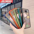JIUMOO For Samsung J5 2015 Samsung J5008 Samsung J5009 Case Cartoon Cute Dinosaur Frosted Transparent Back Cover Lens Camera Protect Phone Case Silicone Edge Full Cover Casing Hard Cases. 