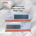 JEDEL-K29 USB Black Office Keyboard With Bangla Warranty 1 Year.