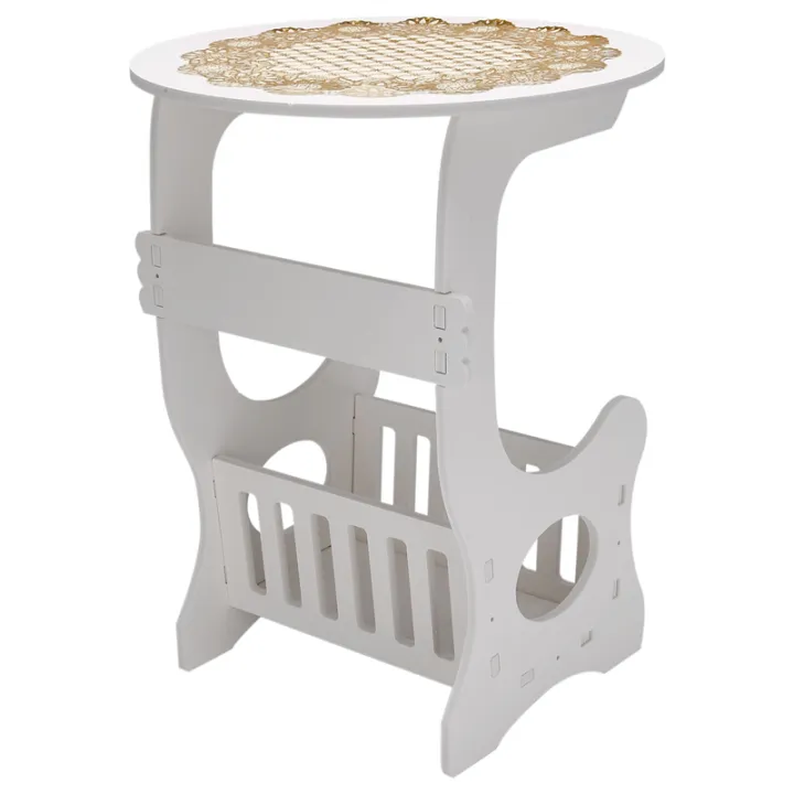 Mini%20Plastic%20Round%20Coffee%20Tea%20Table%20Room%20Storage%20Rack%20Bedside%20Table%20White%20-%20Image%204