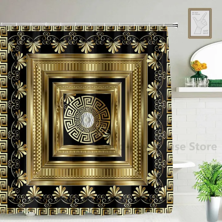 Black%20Gold%20Luxury%20Shower%20Bathroom%20Curtain%20Waterproof%20Fabric%20Modern%20Marble%20Bath%20Toilet%20Door%20Curtains%20Home%20Decor%20Cortinas%20De%20ducha%20-%20Image%205