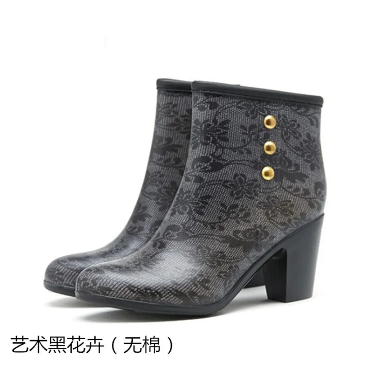 Spring%20and%20Summer%20High%20Heel%20Mid%20and%20Low%20Tube%20Rain%20Shoes%20Rain%20Boots%20Women's%20Fashion%20Korean%20VersionOLElegant%20Women's%20Waterproof%20Non-Slip%20Water%20Shoes%20Rubber%20Boots%20-%20Image%206