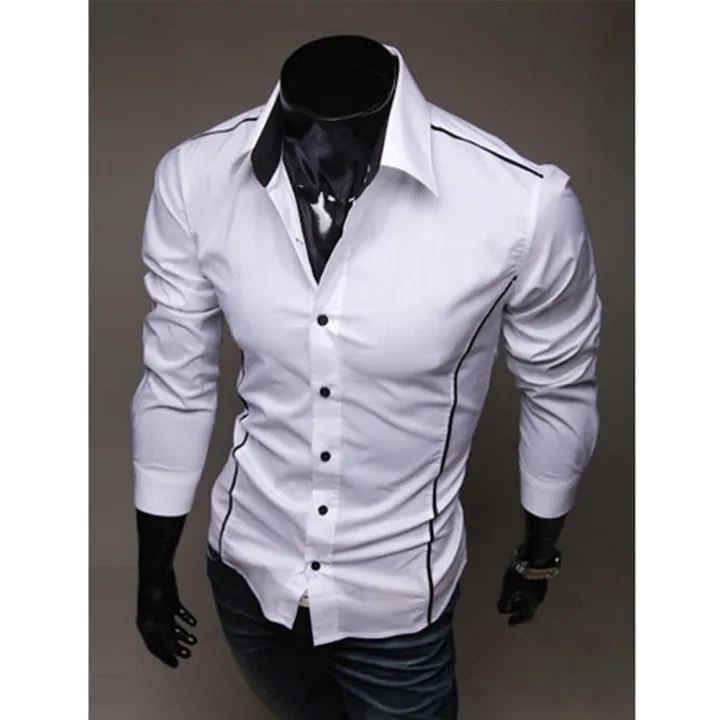 New%20Fashion%20Men%20Slim%20Fit%20Dress%20Shirt%20Button%20Down%20Casual%20Long%20Sleeve%20Regular%20Gentleman%20Top%20Shirts%20Black%20White%20Gray%20-%20Image%203
