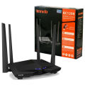 Tenda AC10 AC1200 1200Mbps Dual Band 4 Antenna Gigabit Wi-Fi Router. 