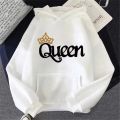 Queen Winter Fleece Cotton Hoodie For Women. 