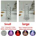 LED Electronic Flameless Candles Light Wedding Birthday Dinner Party Rose Flower Crystal Table Desk Lamp Home Decor Night Light.