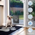 Pet Door New Safe Lockable Magnetic Screen Outdoor Dogs Cats Window Gate House Enter Freely Fashion Pretty Garden Easy Install. 
