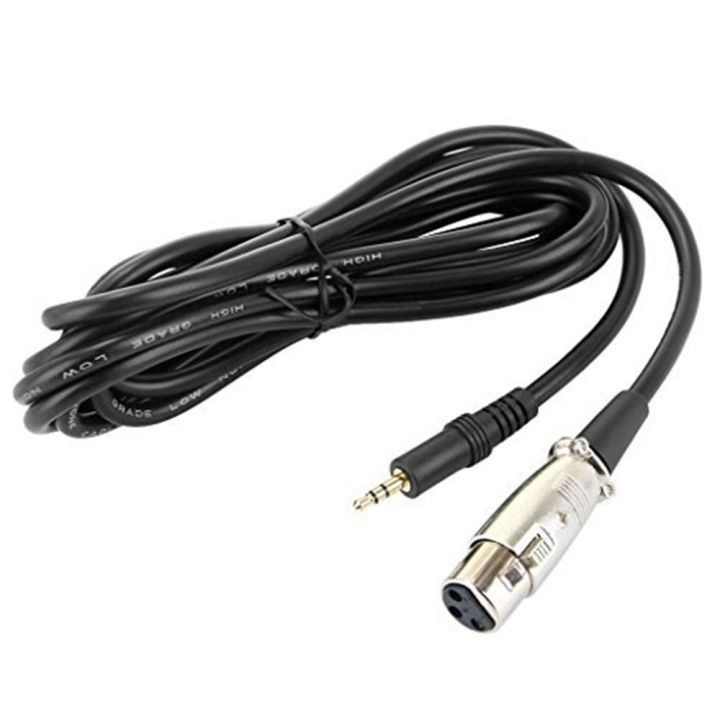 High-Quality%20Dynamic%20Microphone%20XLR%20Female%20to%203.5mm%203-Pin%20Connector%20Cable%201.5m%20for%20Home%20Audio%20Accessories%20-%20Image%203