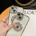 Deluxe Bling Diamond Phone Case for iPhone 12 13 14 11 15 Pro Max 14 15 Plus Shinny Transparent Plating Soft Silicone Cover. 